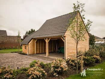 Houten bijgebouwen poolhouse seniorenwoning